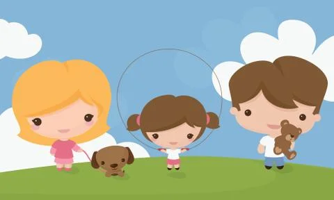 Family Stock Illustration
