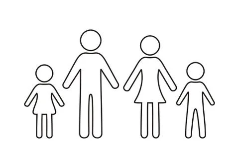 Family Illustrazione stock