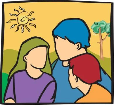 Family Stock Illustration