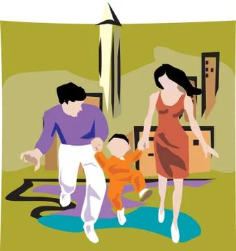 Family Stock Illustration