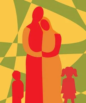 Family Illustrazione stock