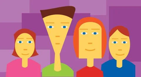 Family Stock Illustration