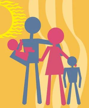 Family Stock Illustration