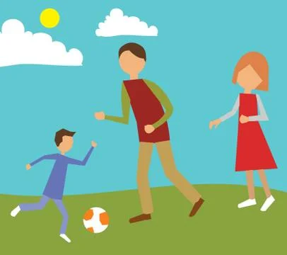 Family Illustrazione stock