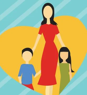 Family Illustrazione stock