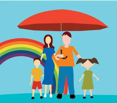 Family Illustrazione stock