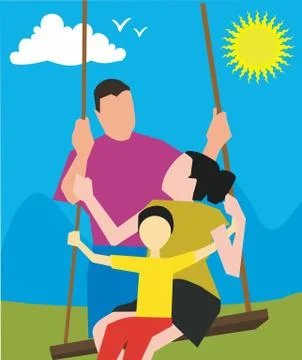 Family Illustrazione stock