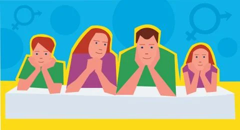 Family Stock Illustration
