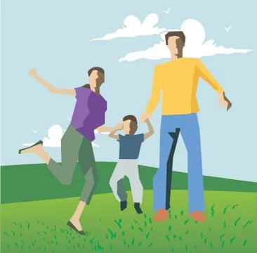 Family Illustrazione stock