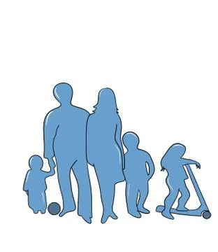 Family Stock Illustration