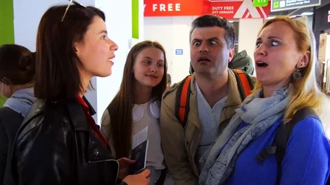 Family make funny face Stock Footage 89221829