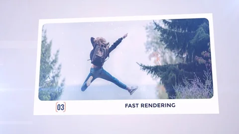 Family Memory Moment Slideshow After Effects素材