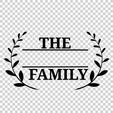 Family Name Monogram Bundle is suitable for t-shirt, laser cutting, sublimation, Stock Illustration