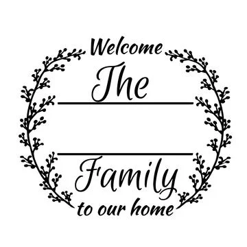 Family Name Monogram Bundle is suitable for t-shirt, laser cutting, sublimation Stock Illustration
