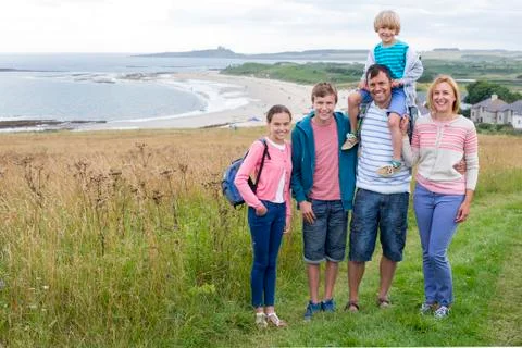 Family photo at the beach Photos