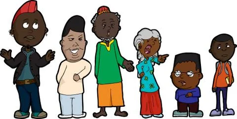 Family Problems Stock Illustration