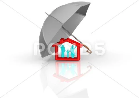 Family protection Stock Illustration