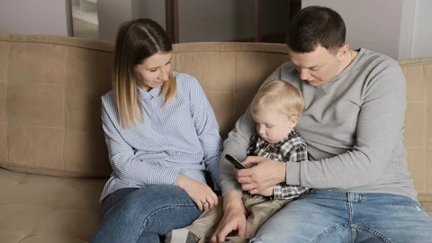 The family spends time together Stock Footage 107908359