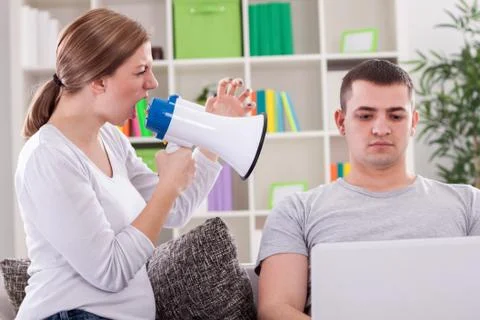 Family technology problem 写真素材