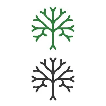 Family tree - frames empty for your input. Vector Illustration Stock Illustration