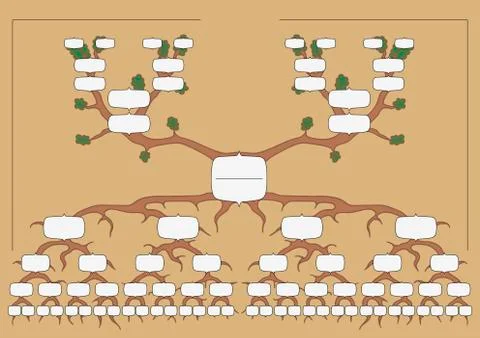 The family tree Stock Illustration