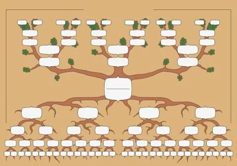 The family tree Stock Illustration