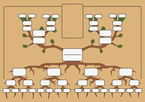 The family tree Stock Illustration