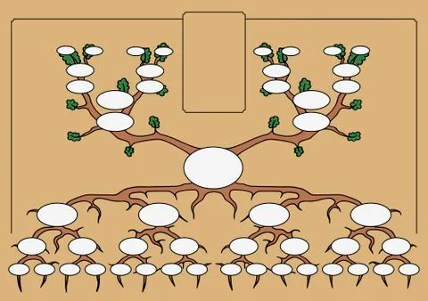The family tree Stock Illustration