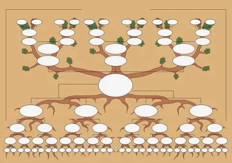 The family tree Stock Illustration