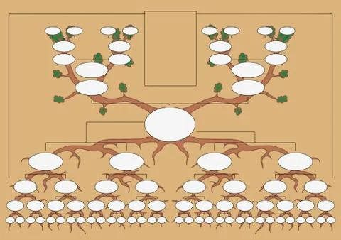 The family tree Stock Illustration