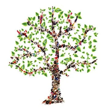 Family tree Stock Illustration