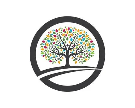 Family Tree Logo Stock Illustration