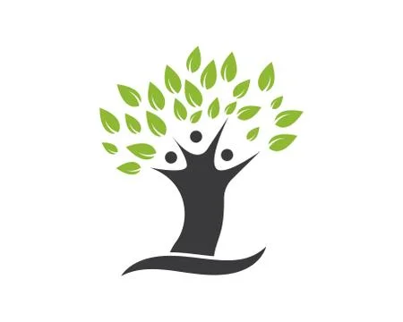 Family tree logo template vector illustration Stock Illustration