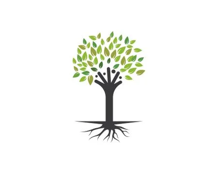 Family  tree logo template vector illustration Stock Illustration