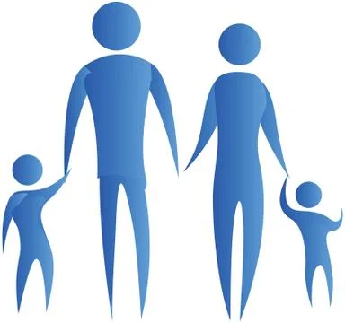 Family unity Stock Illustration