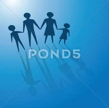 Family values Stock Illustration