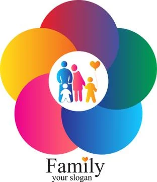 Family vector design Stock Illustration