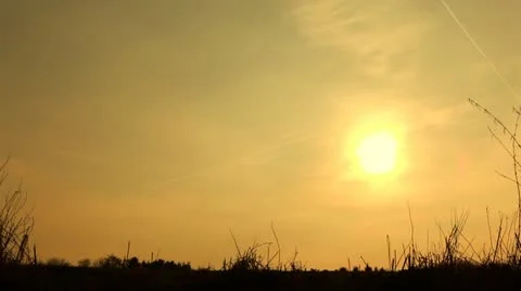 Family walk at sunset Video stock 10852270