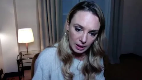 Famous actress Laetitia Dosch is interviewed for movie 'Simple Passion' - 2021 스톡 동영상 154340028