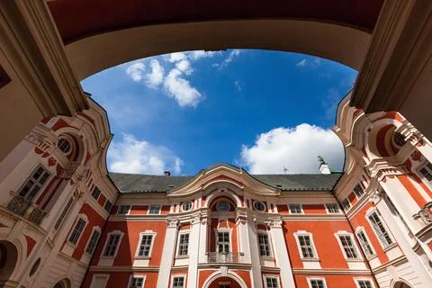 The famous Benedictine monastery Stock Photos