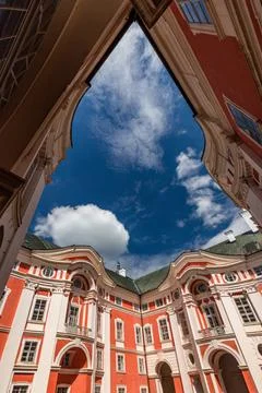 The famous Benedictine monastery Stock Photos