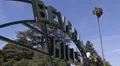 Famous Beverly Hills Panel Sign Palm Tree Wealthy Establishing Shot Los Angeles HD Footage