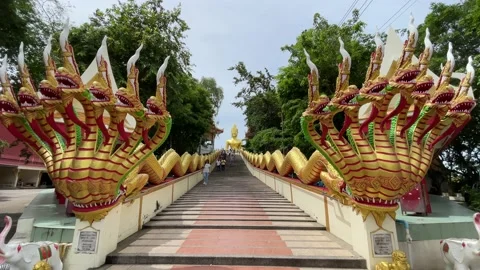 The famous Big Buddha Temple 스톡 동영상 204924738
