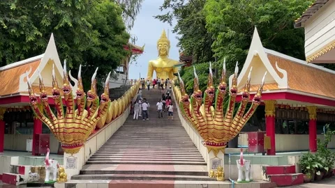 The famous Big Buddha Temple Stock Footage 204924740