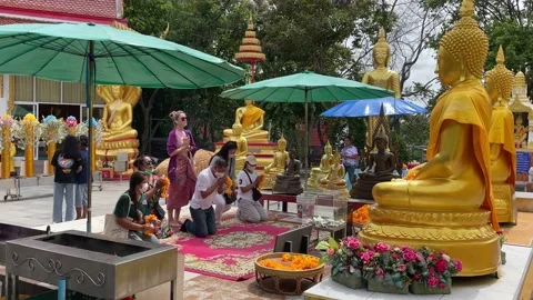The famous Big Buddha Temple 스톡 동영상 205065332