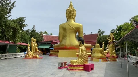 The famous Big Buddha Temple Stock Footage 205065334