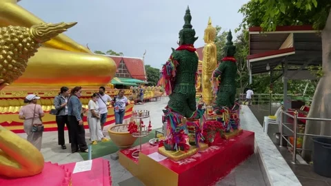 The famous Big Buddha Temple Stock Footage 205065348