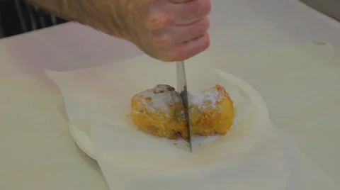 The famous bondi deep fried mars bar Stock Footage 36685507