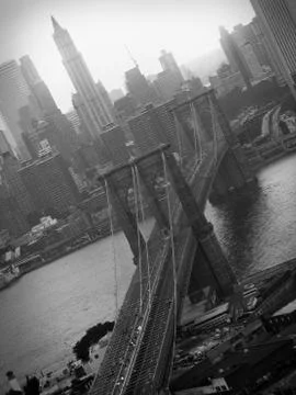 Famous Brooklyn Bridge Stock Photos