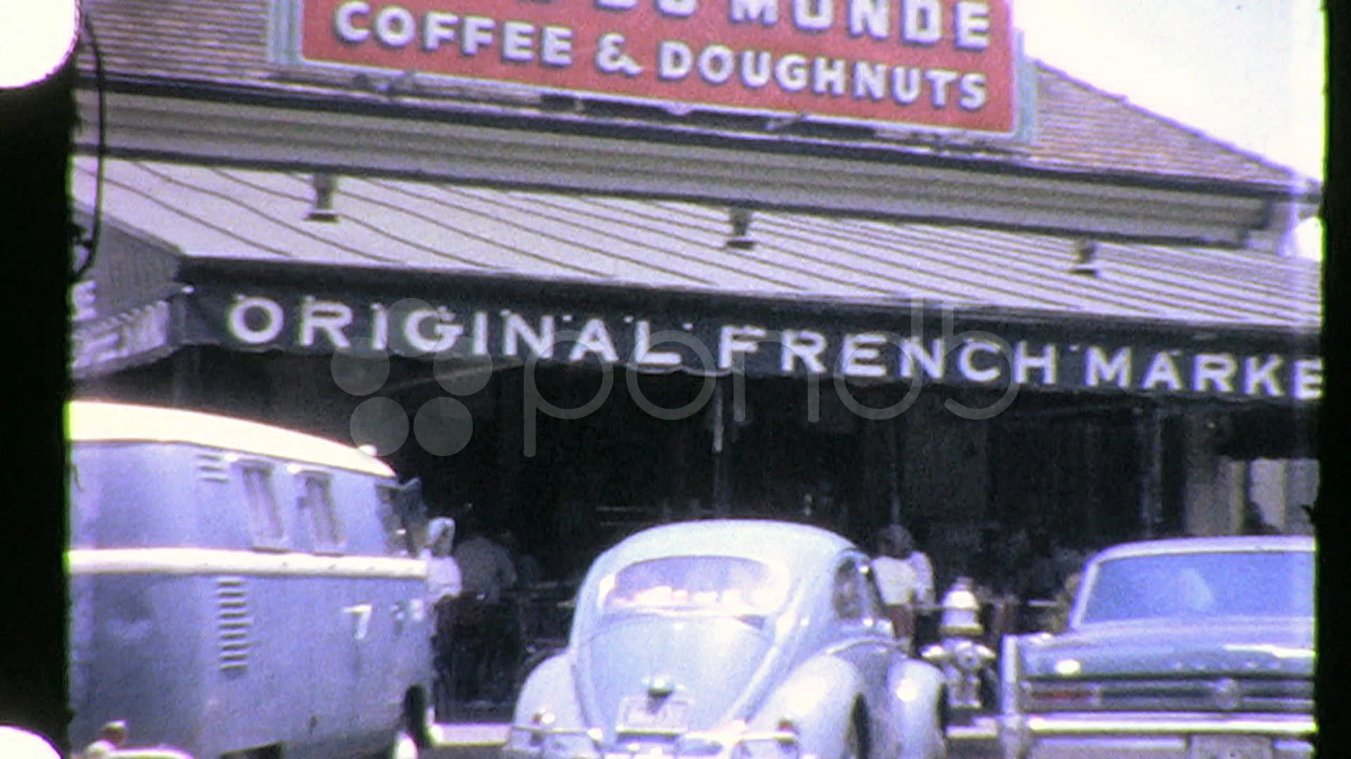 FAMOUS Cafe Du Monde SLAVE MARKET New Stock Video Pond5